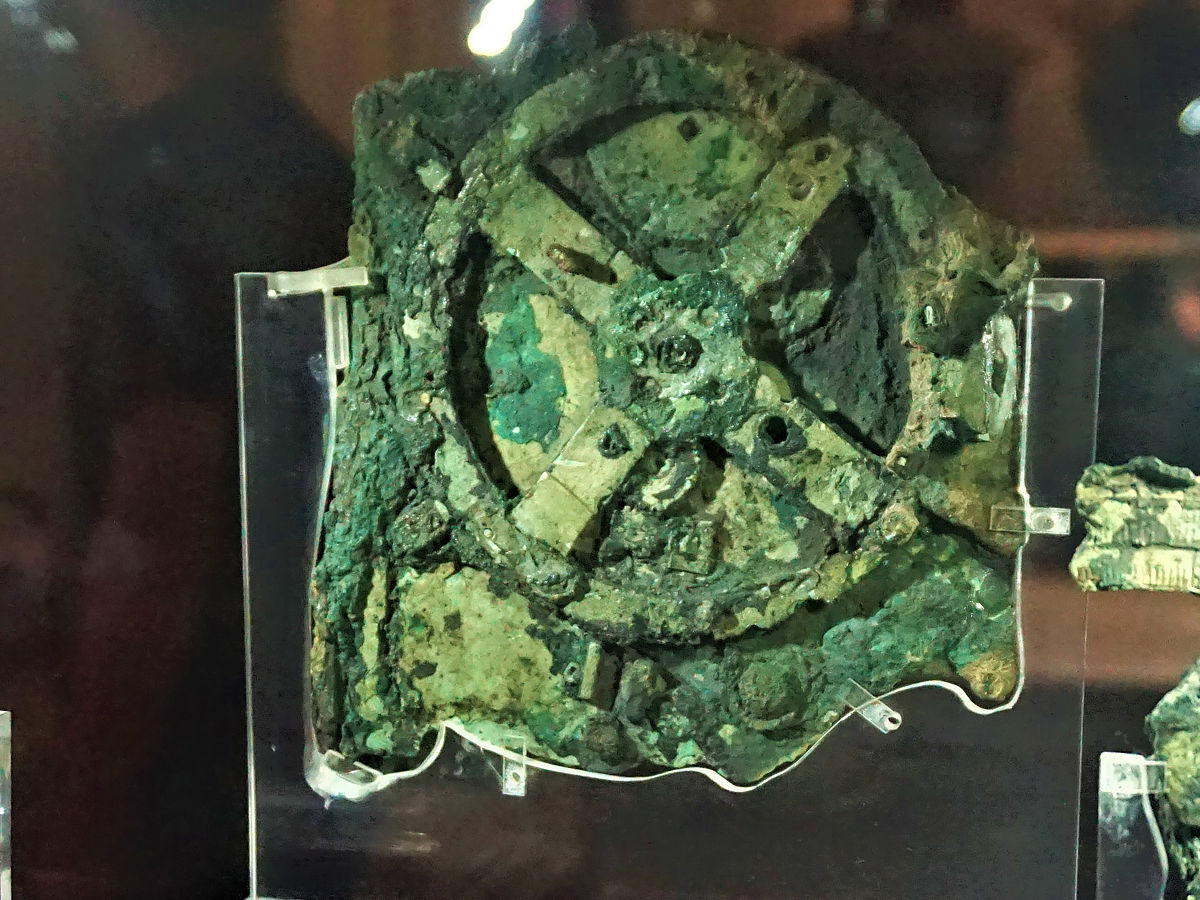 Antikythera Mechanism on display