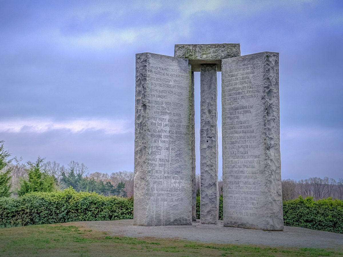 the georgia stones monument