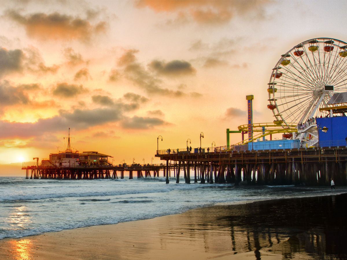 Santa Monica Beach, California