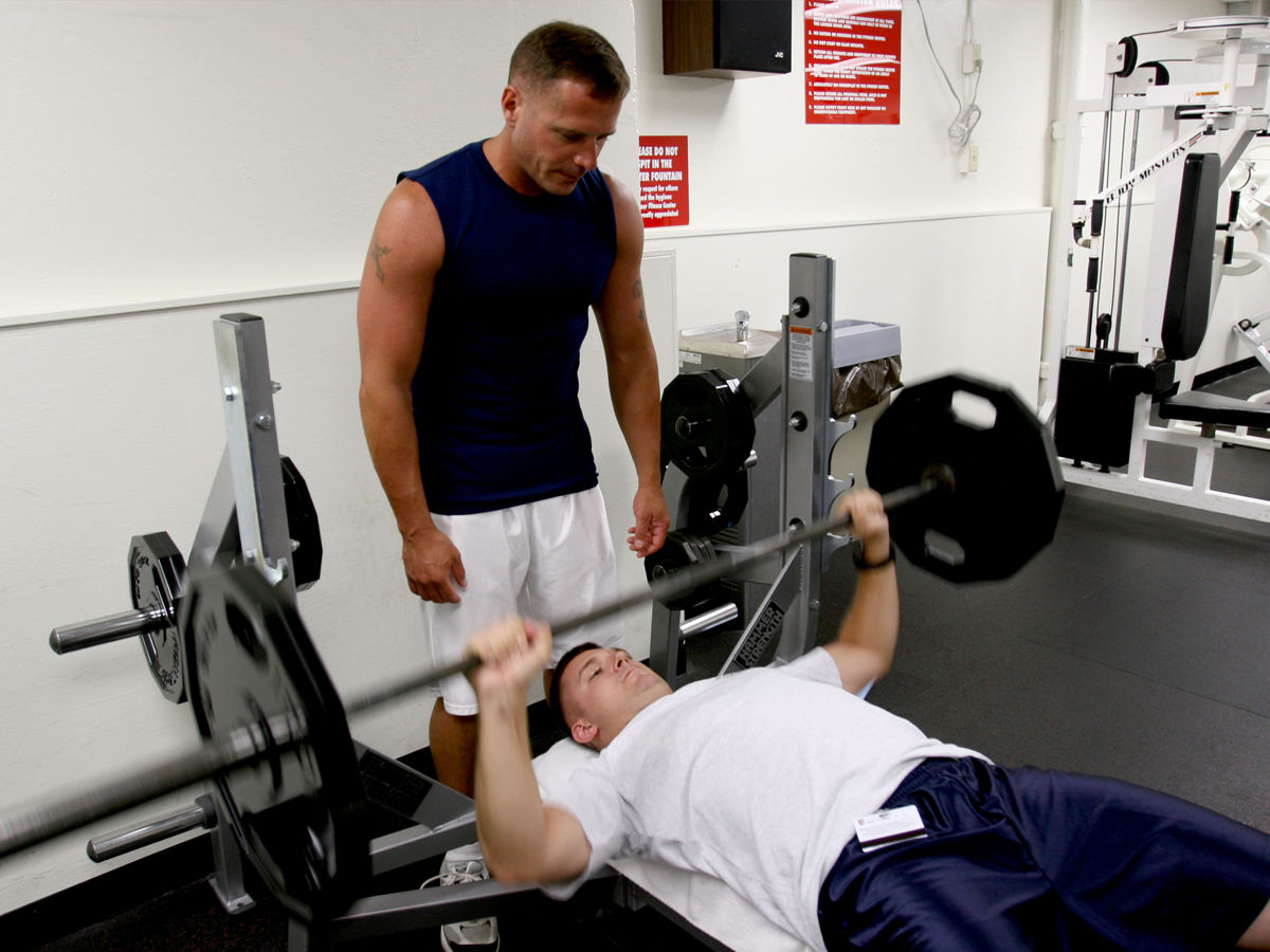  Chest Press for upper body 