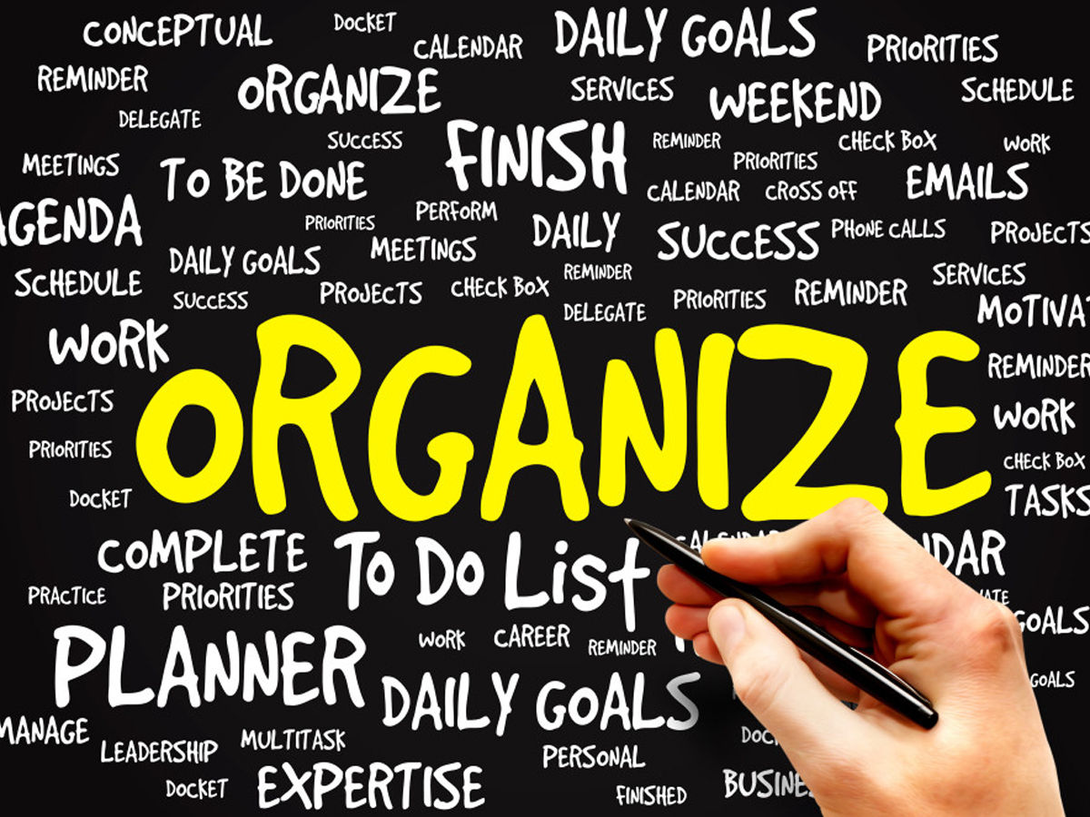 Organize yourself 