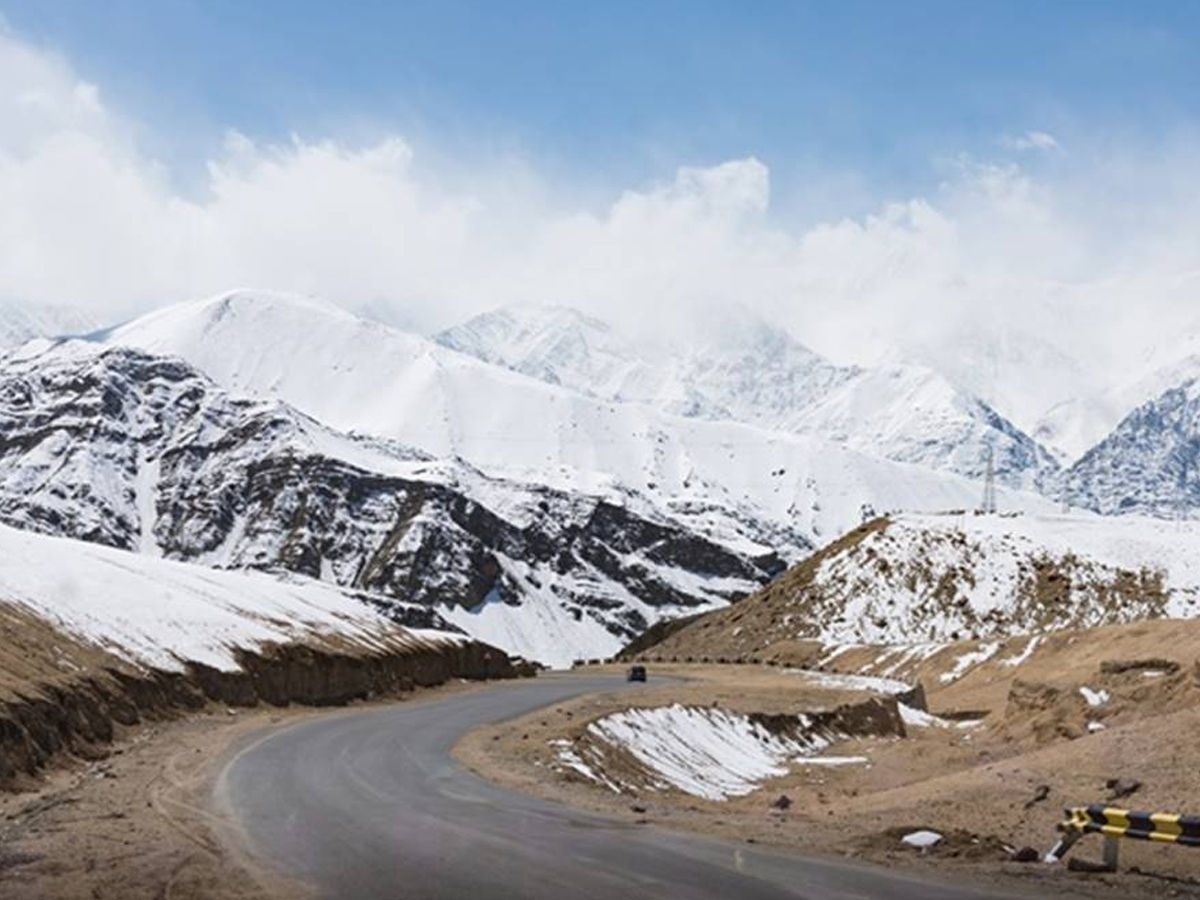 The highest motorway in Ladakh