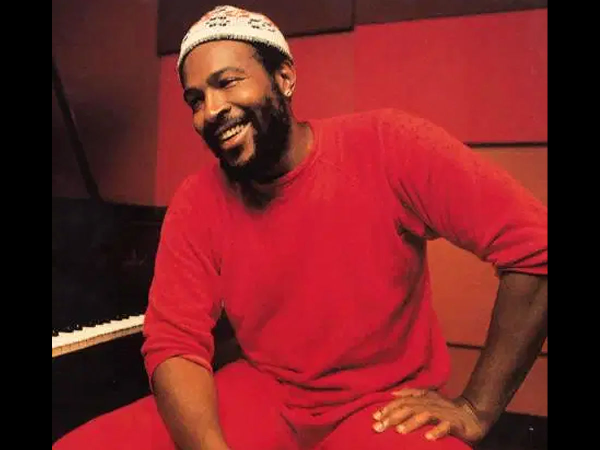 Marvin Gaye Purple Snowflakes