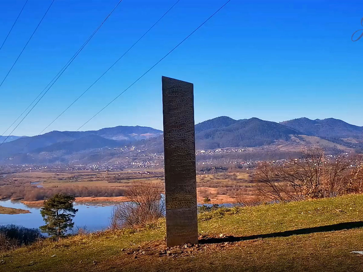 The mysterious monolith in Romania