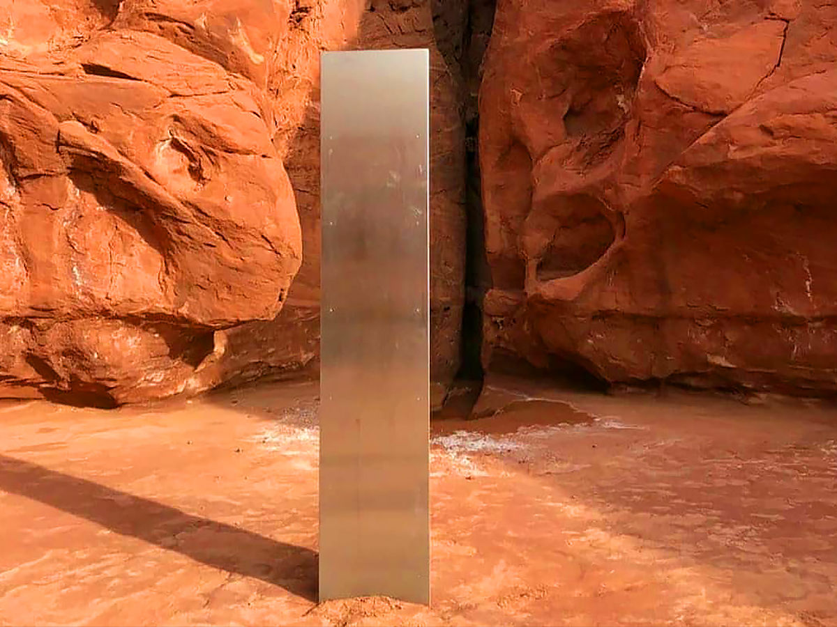 The mysterious monolith in Utah