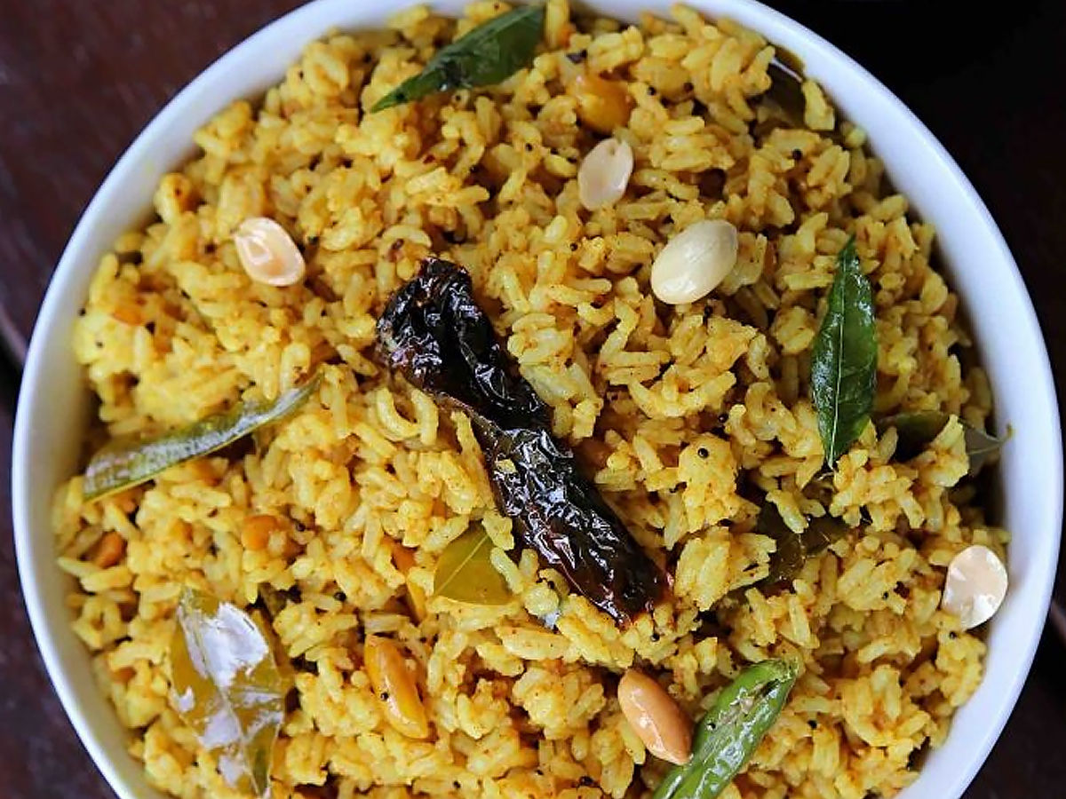 Pulihora the south indian pulao