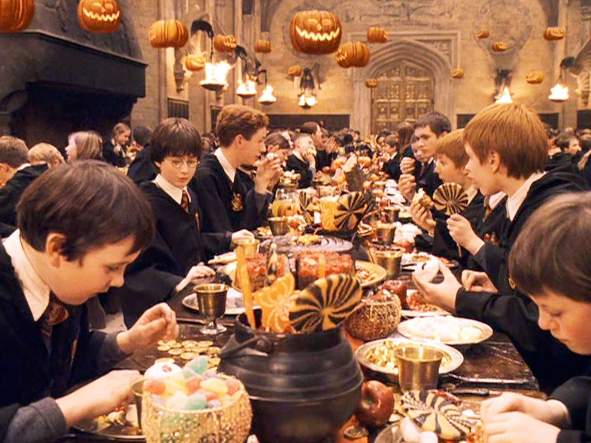 The great feast in Harry Potter