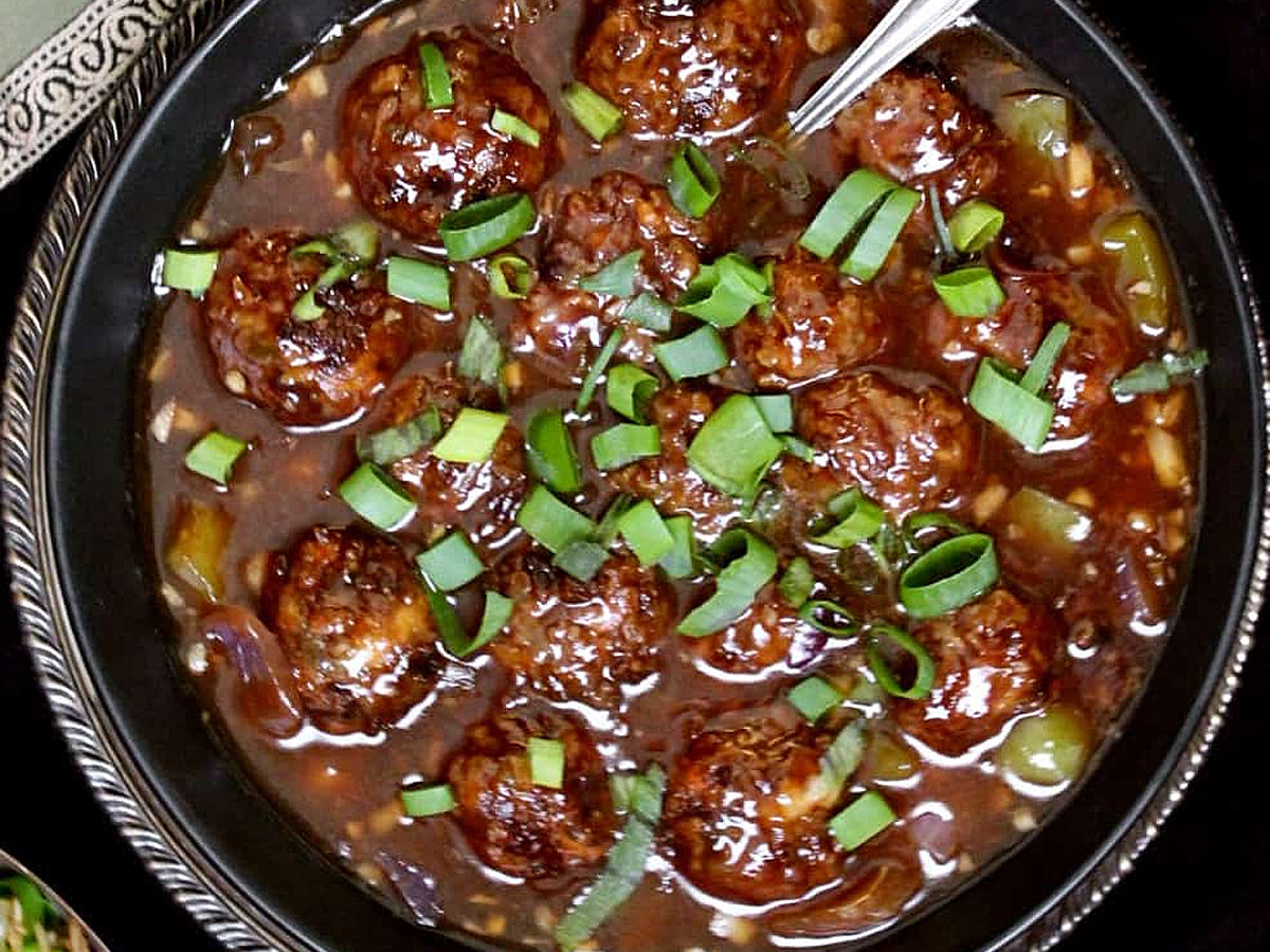 Vegetable Manchurian originated in India