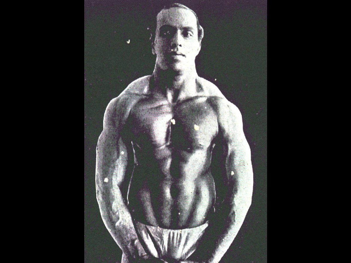 KV Iyer vegetarian body builder