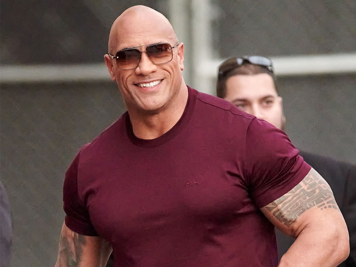 Hollywood actor Dwane the Rock Johnson