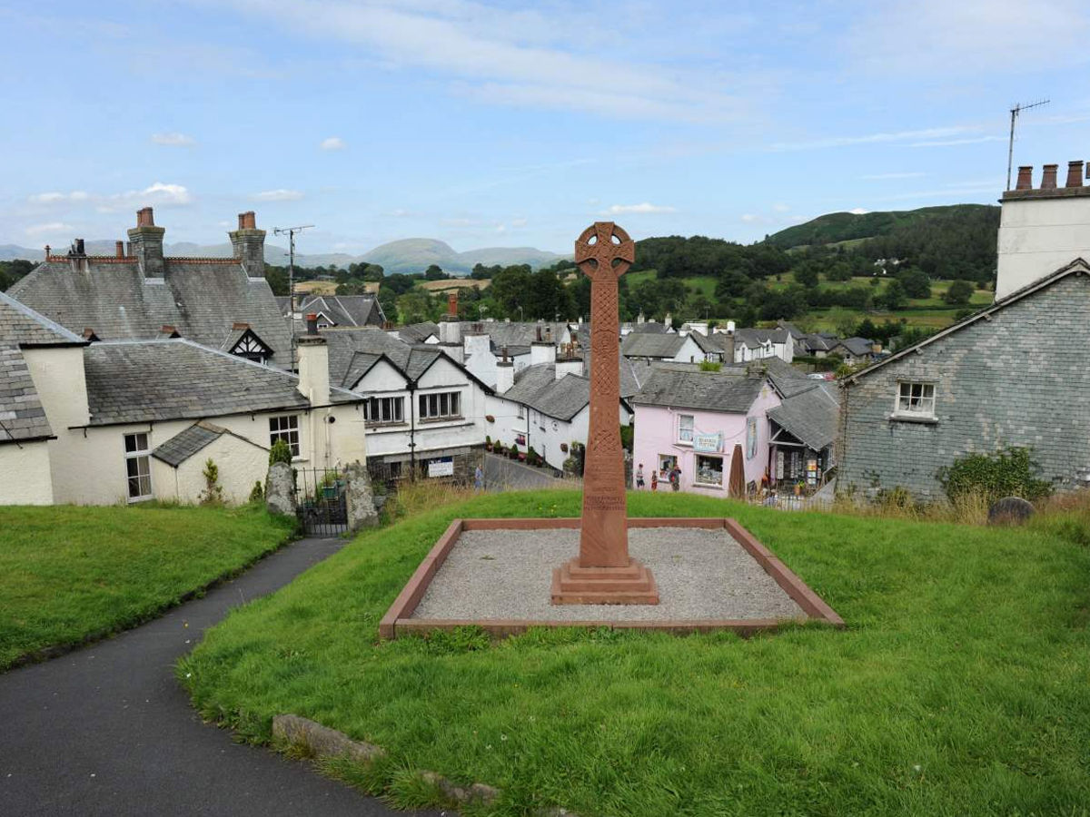 Hawkshead, England templar pole