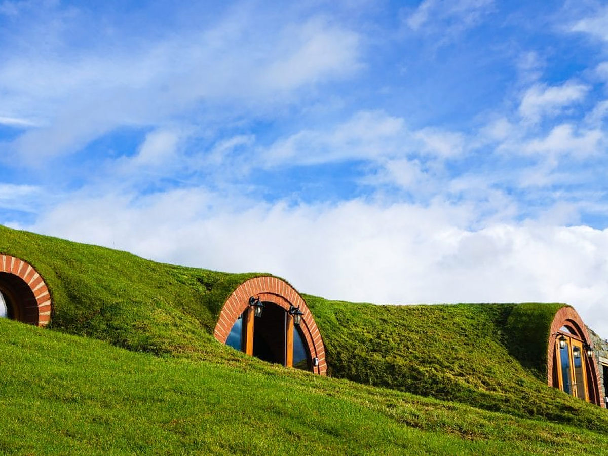 Strange houses like house of hobbit