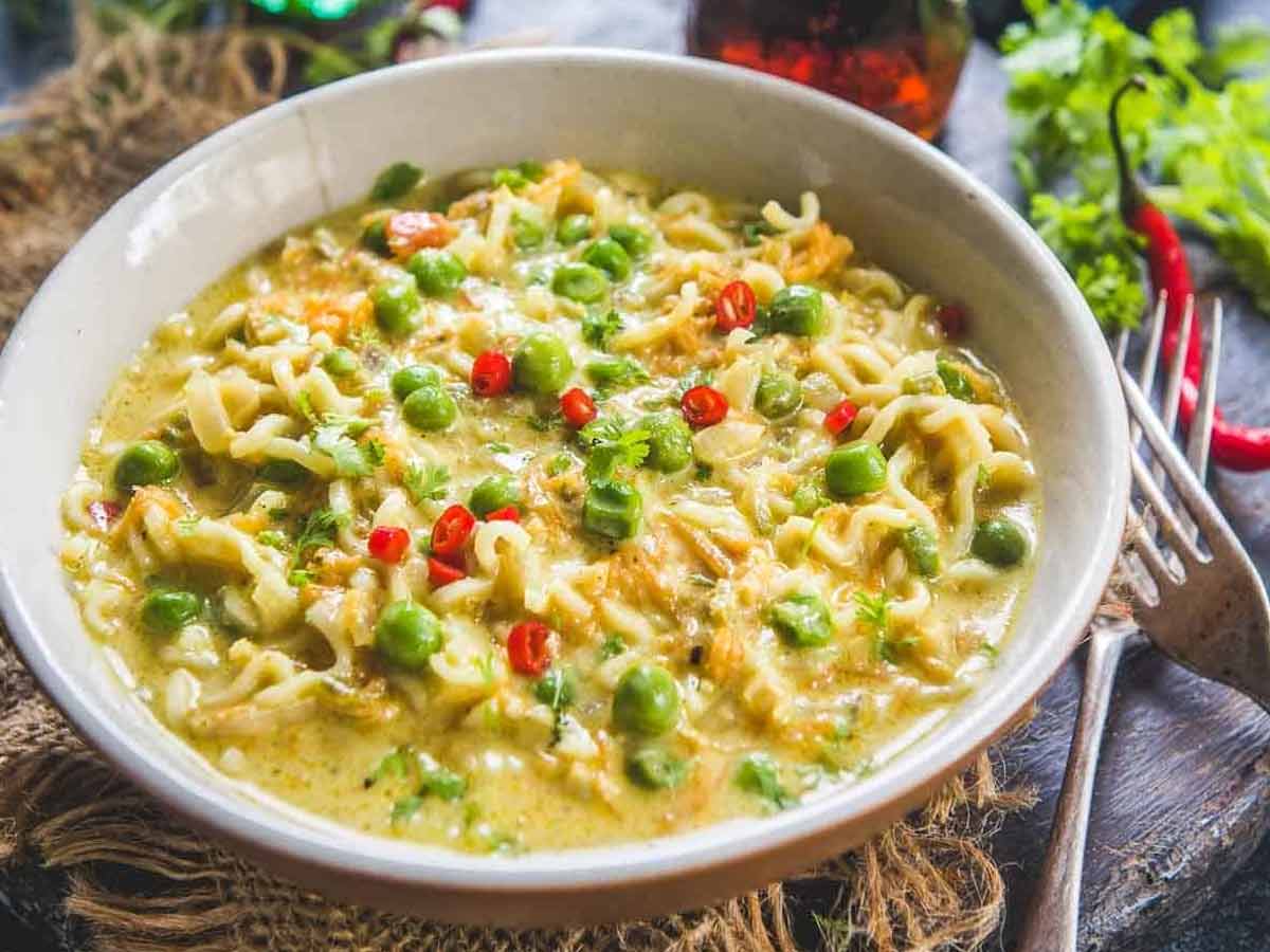 Cheese and Egg Maggi