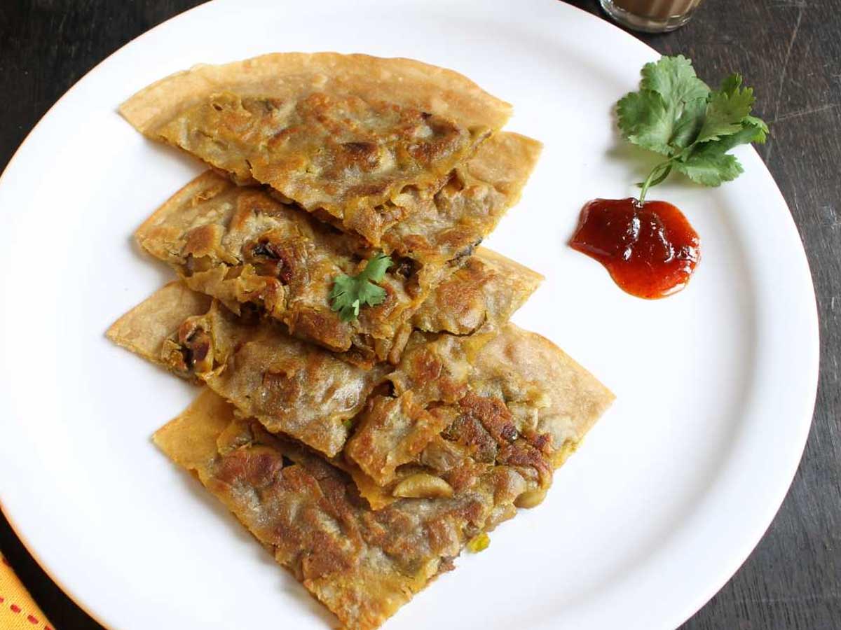 Delicious Mushroom Paratha Recipes, mushroom Paratha Recipes