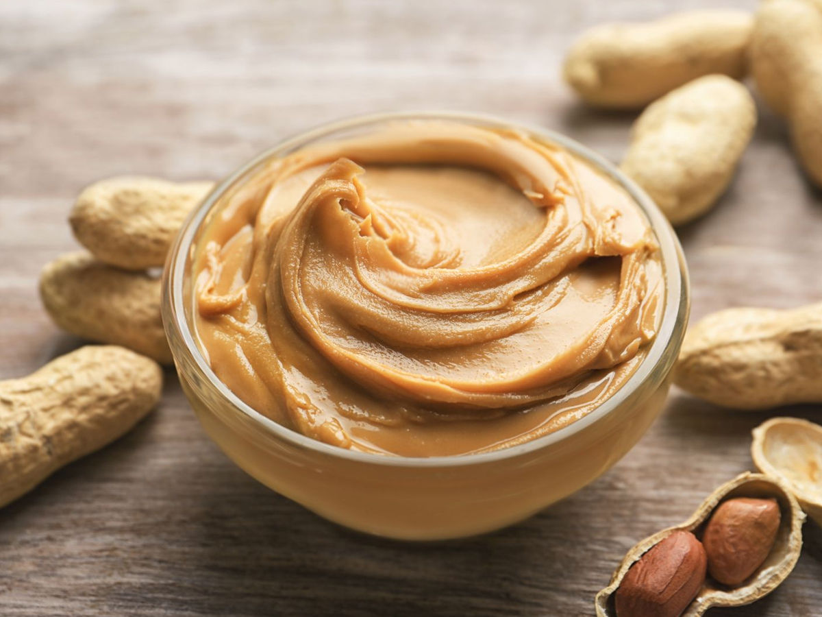 Butter from peanuts is made of protein and "healthy" fats.