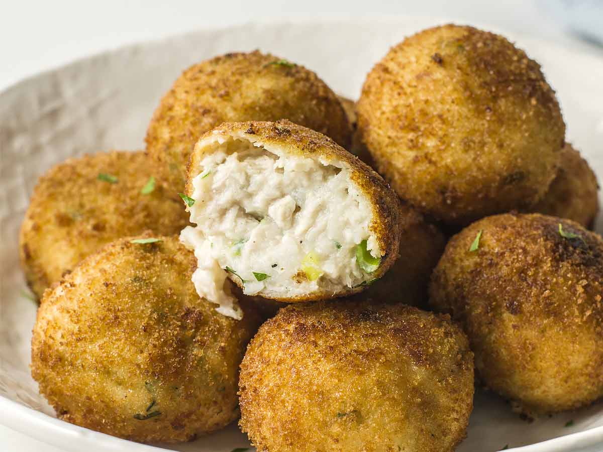 Potato Croquettes made from bread crumbs