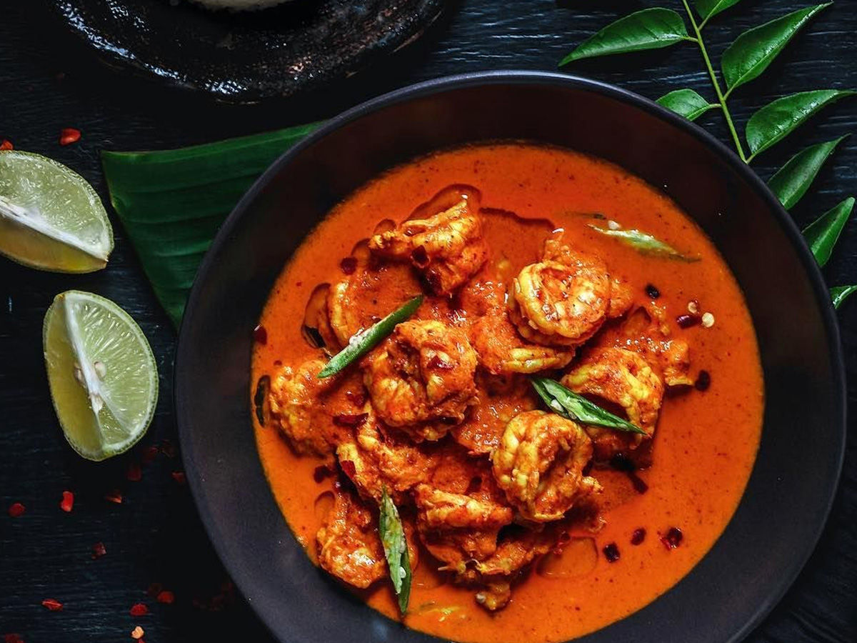 Prawn Red Curry most famous parsi dishes