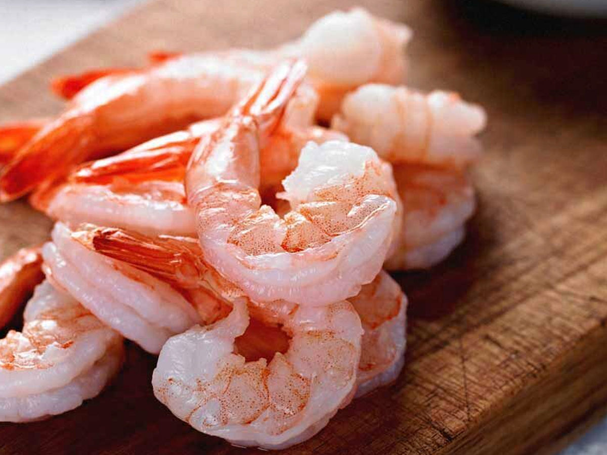 To your grocery list, add shrimp.