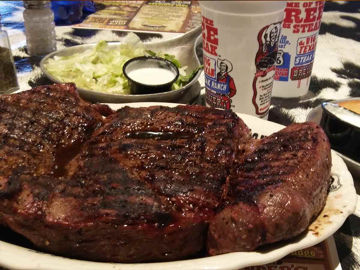 72oz Steak Challenge, food challenge in usa