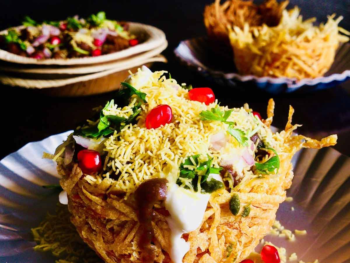 The iconic Tokri chaat of Lucknow