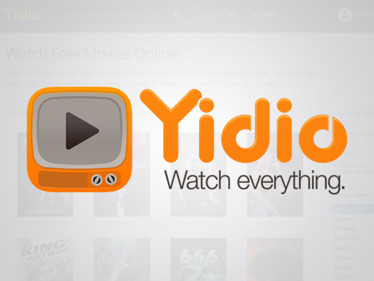 Alternatives To Netflix, yidio