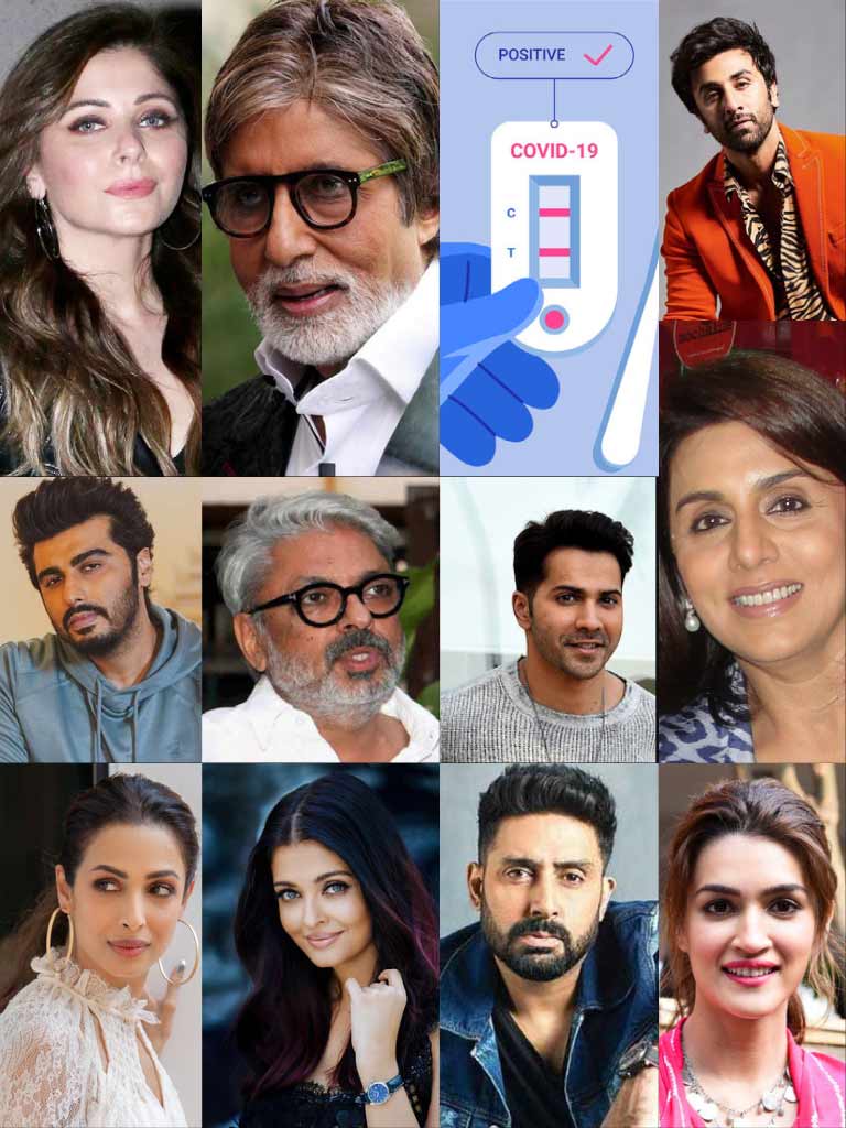 These Bollywood celebrities have been caught by covid-19 These Bollywood celebrities have been caught by covid-19