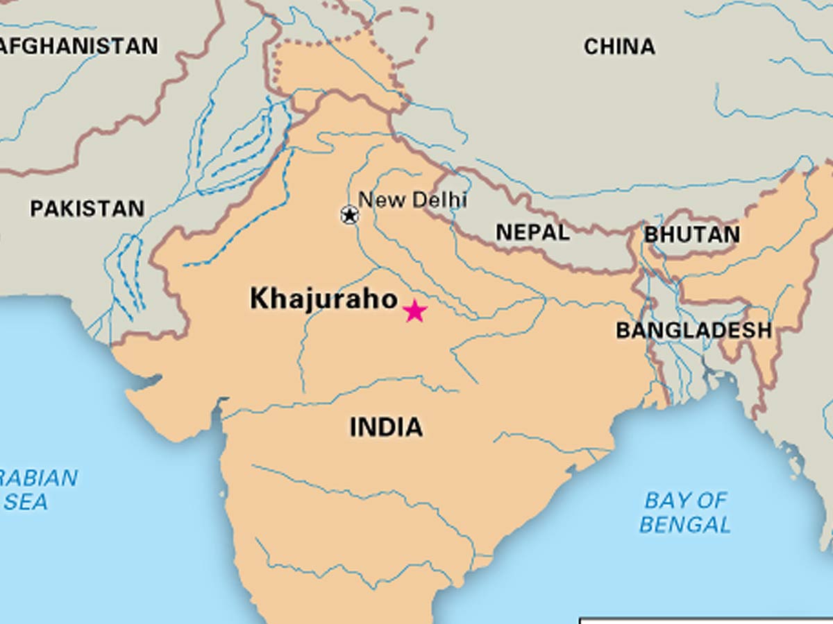 Khajuraho location