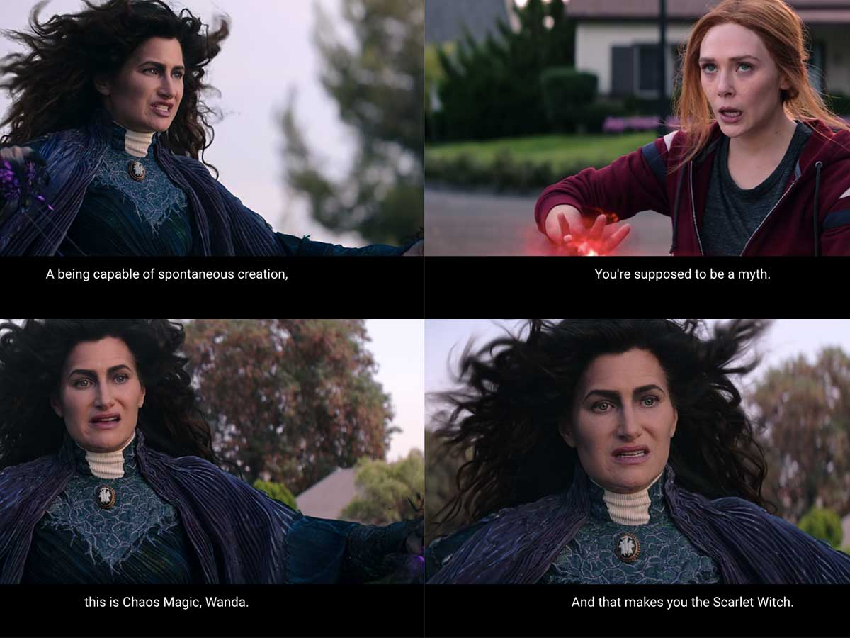She is the scarlet witch
