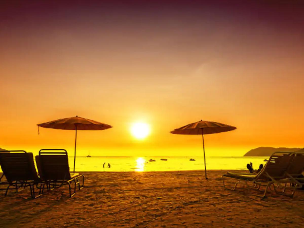 sunset in goa