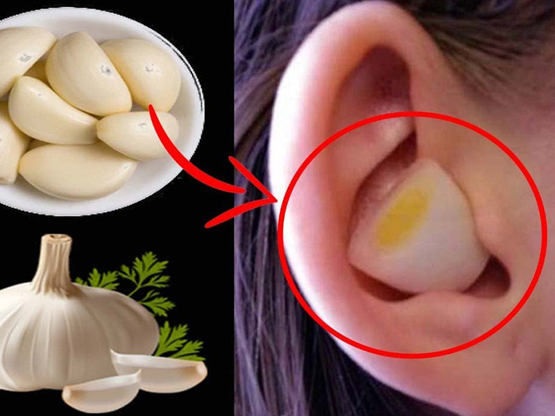 garlic in ear