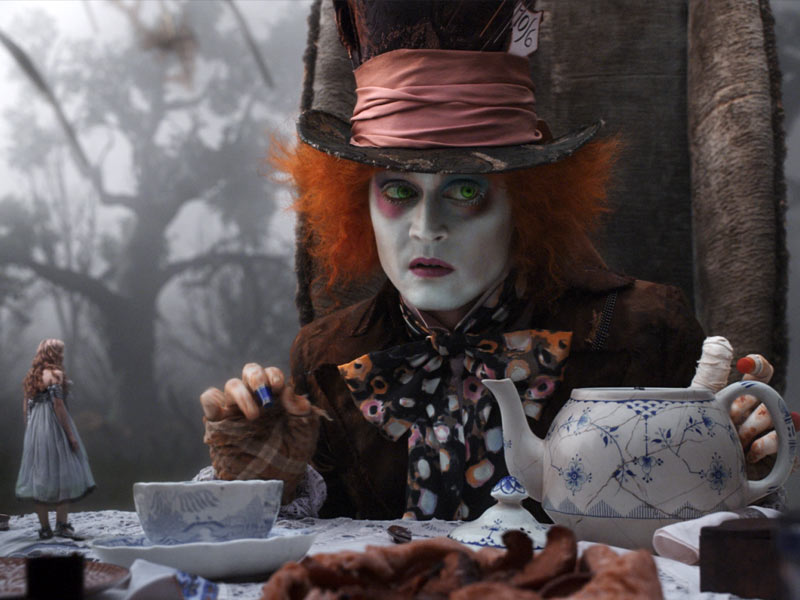 johnny depp in alice and wonderland