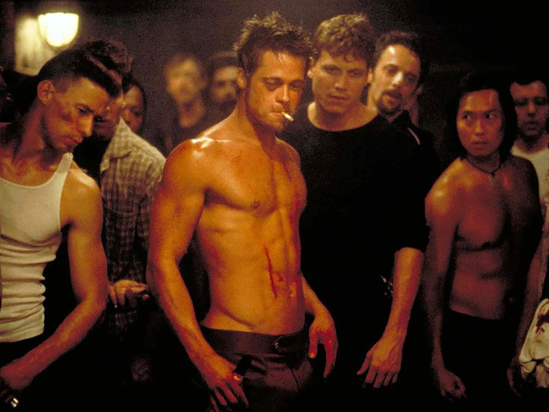 brad pitt in fight club 