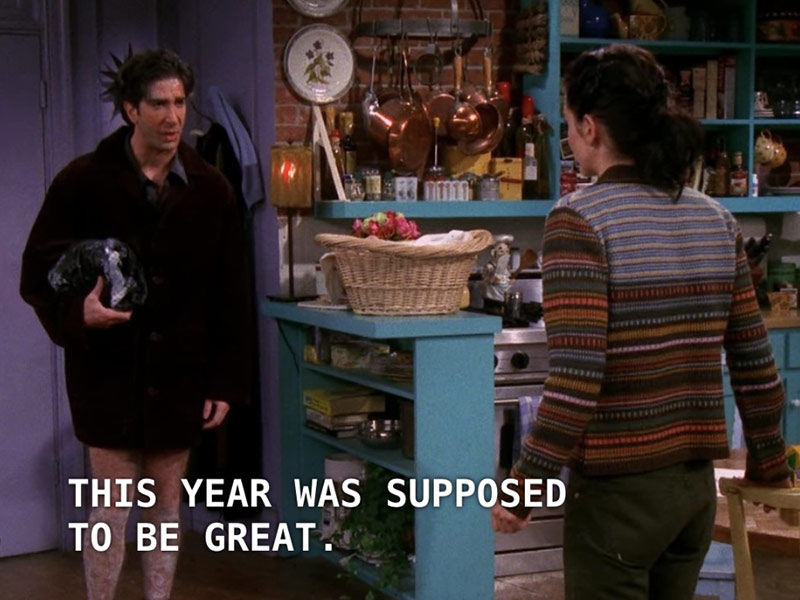 ross predicted 2020, the one with leather pants, ross leather pants 