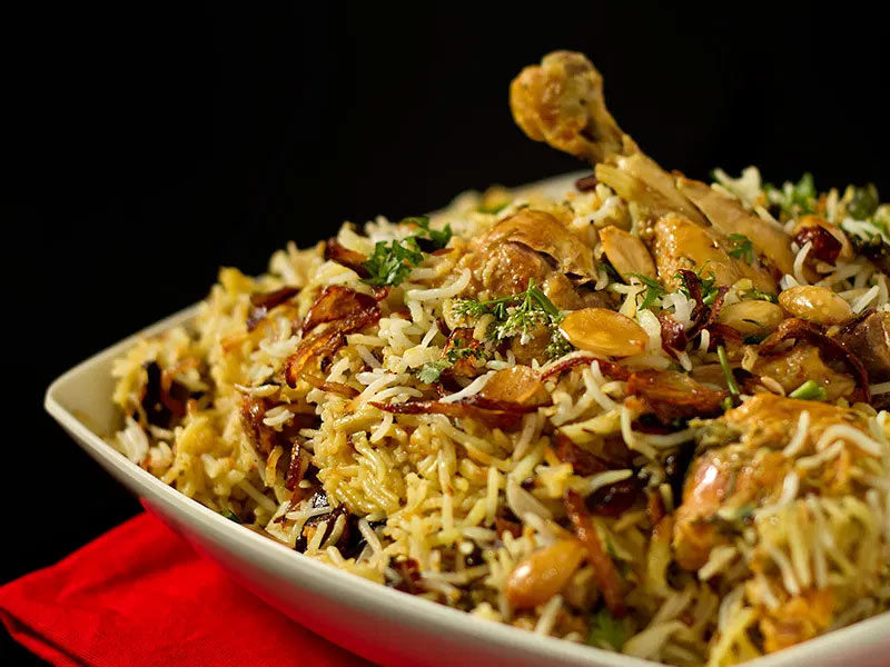 andhra chicken biryani