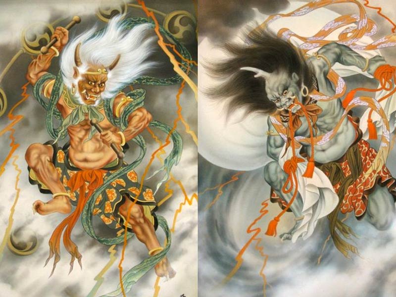 raijin, fuijin,