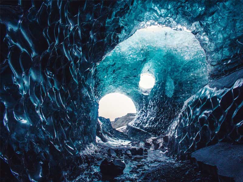 Vatnajokull ice caves