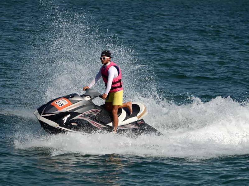 jet ski in malpe beach