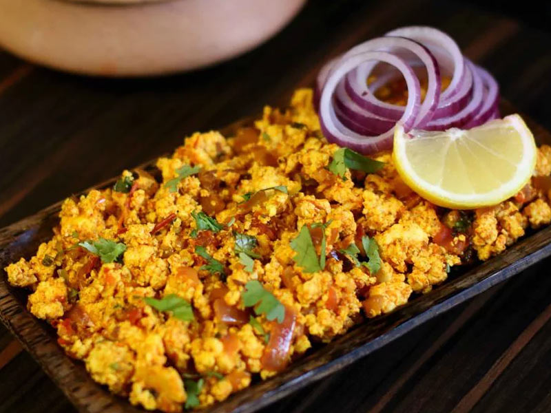 paneer bhurji, indian breakfast for weight loss