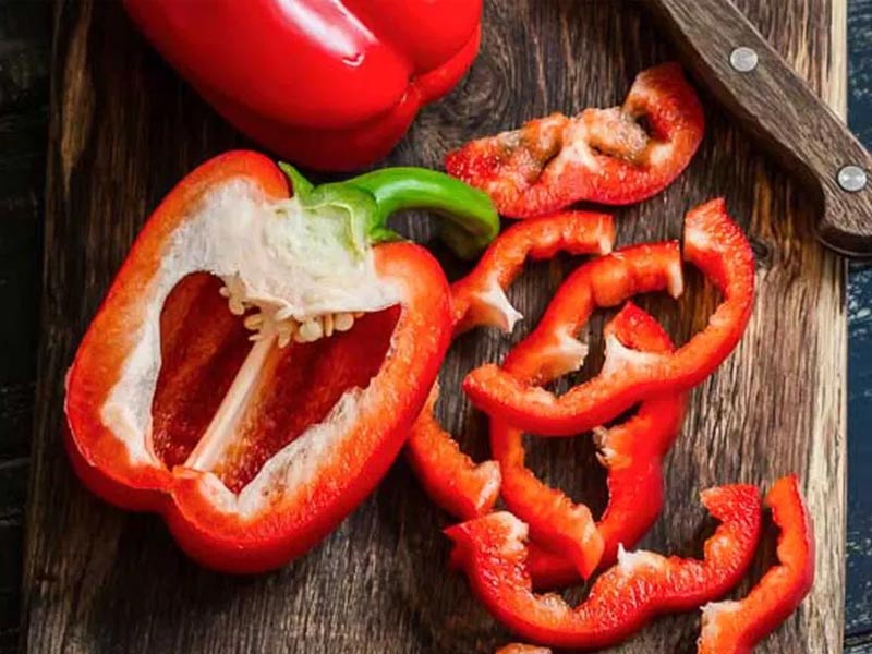 red bell peppers