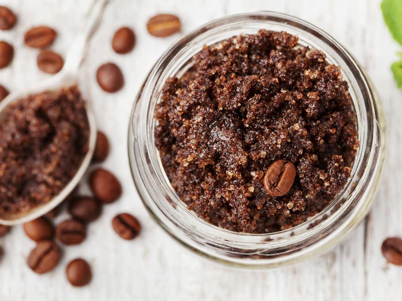 coffee DIY scrub