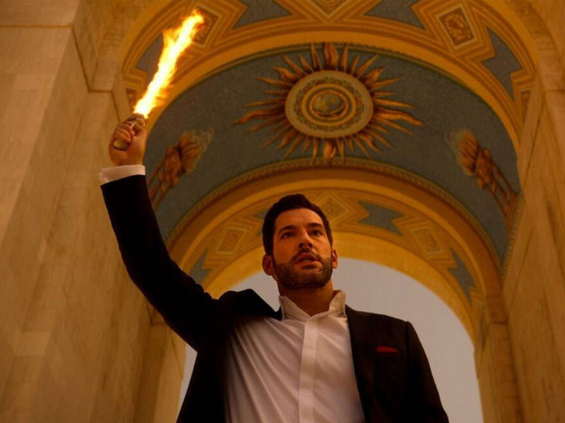 lucifer season 6, flaming sword