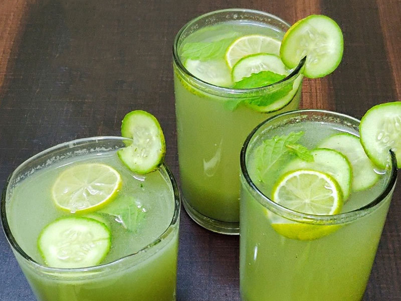 cucumber juice, juices for glowing skin