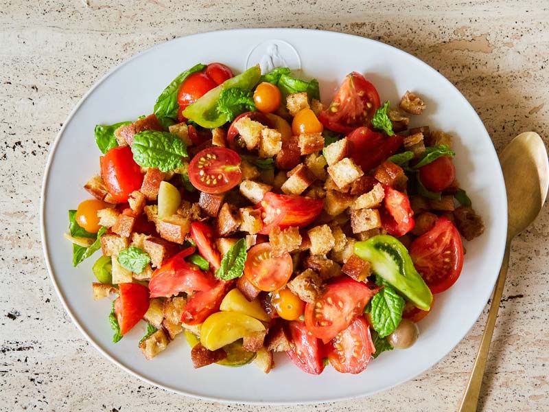 Panzanella, italian food