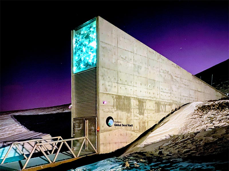 global seed vault in Svalbard