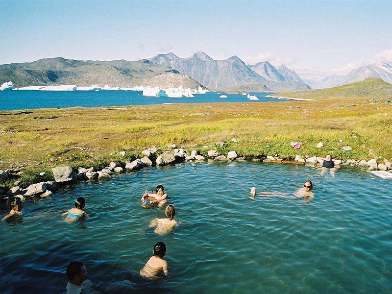 hot springs in greenland