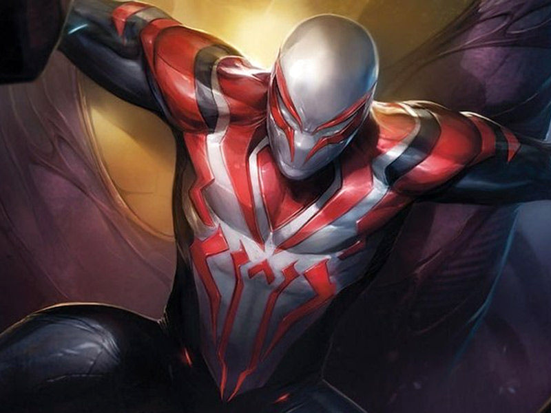 spiderman 2099, spider man 2099 white