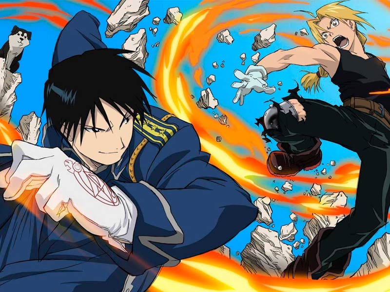 ed vs roy, edward elric vs roy mustang, fullmetal alchemist, fullmetal alchemist brotherhood,