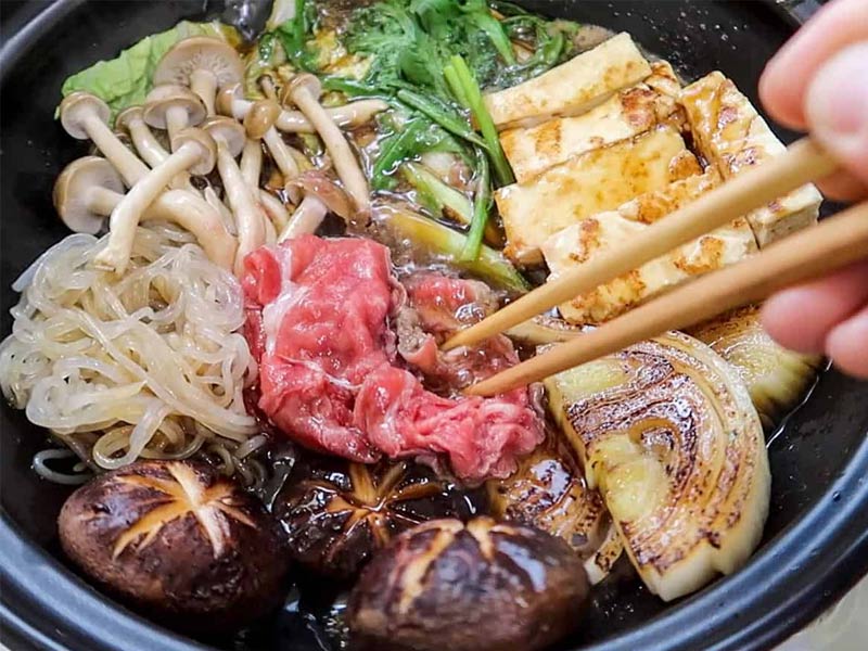 japanese food, sukiyaki