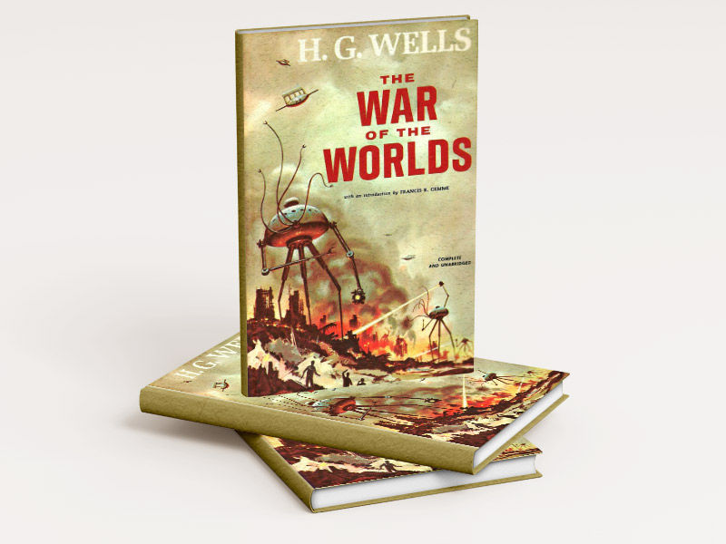 war of the worlds, hg wells books