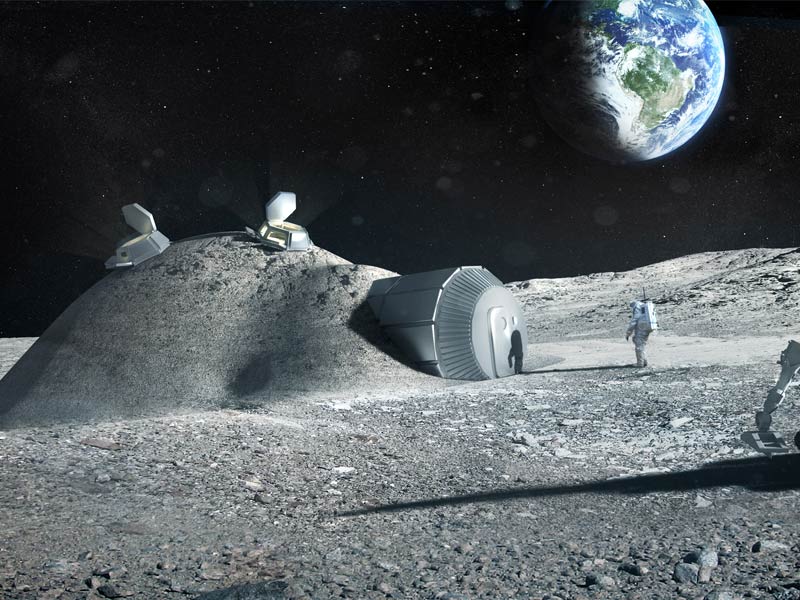 civilization on moon, oxygen on moon